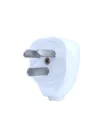 FICHA 220V MACHO 10A KALOP LATERAL BLANCA