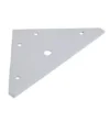 SOPORTE ALACENA ESCUADRA PLANA ZINC. 131X87MM