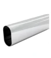 CAÑO OVAL PARA PLACARD DE HIERRO CROMADO 0,6mm x 3m (precio por caño)