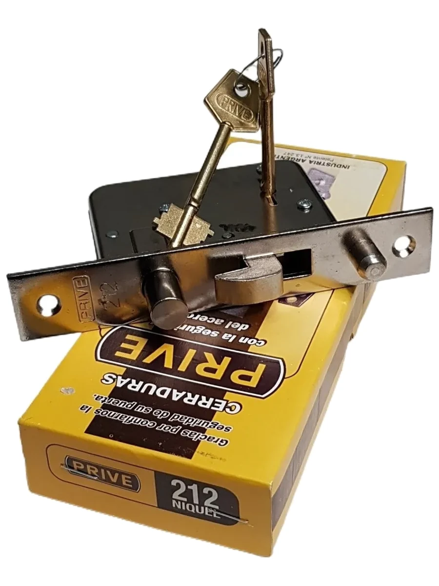 CERRADURA PRIVE 212 CERROJO PUERTA CORREDIZA - Imagen 3