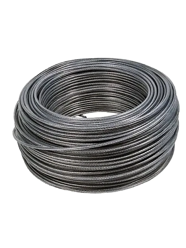 CABLE DE ACERO FORRADO EN PVC DE 4MM X 100M