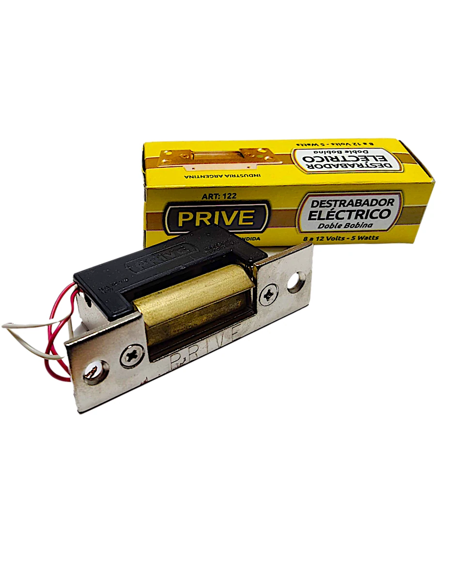 CERRADURA PRIVE 122 ELECTRICA 2 AGUJEROS