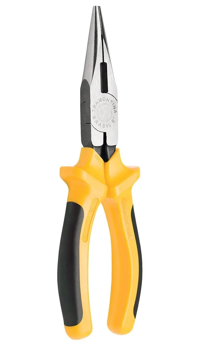 PINZA DE PUNTA 6" MEDIA CAÑA TRAMONTINA