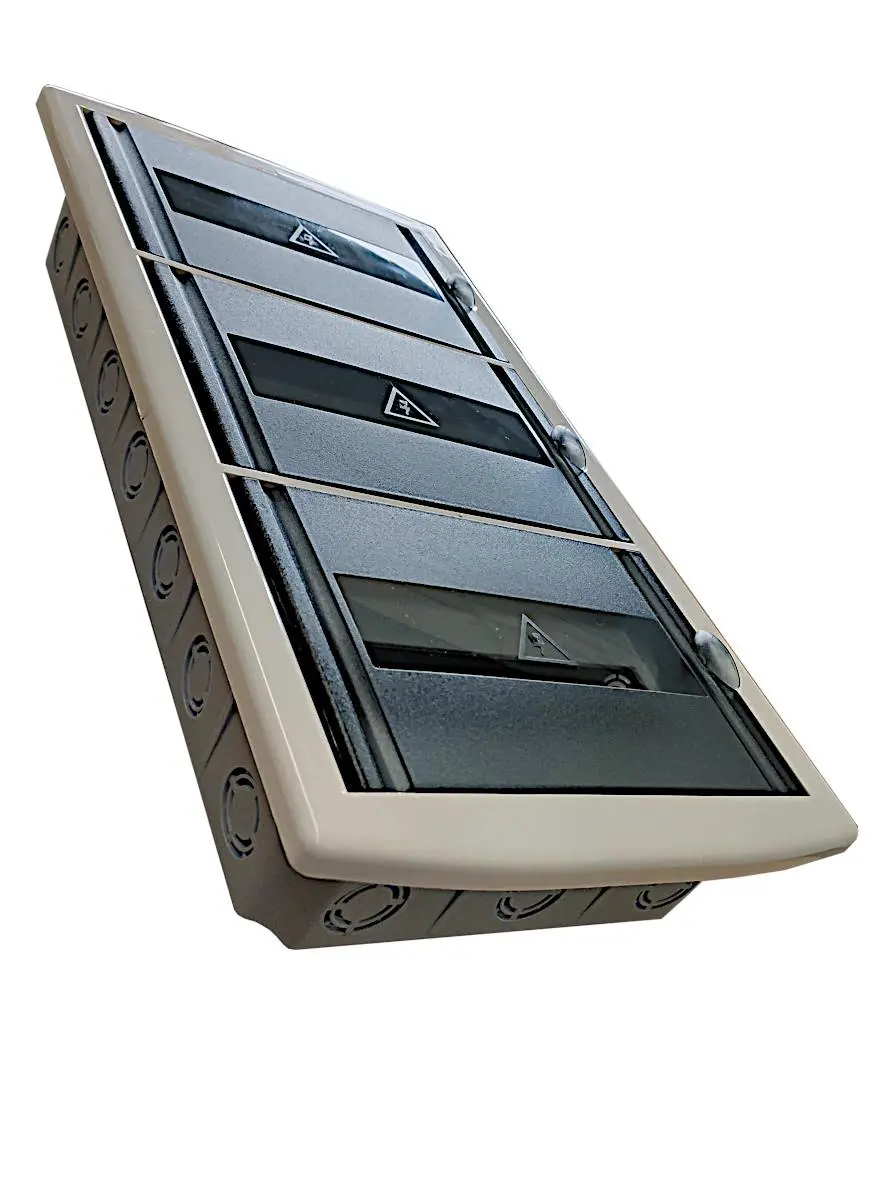 CAJA DIN 30 POLOS EMBUTIR EMANAL