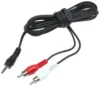 CABLE AUDIO o VIDEO 3,5mm STEREO a 2 RCA MACHO 1,8m