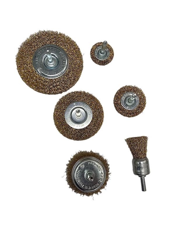 CEPILLO DE BRONCE PARA TALADRO X6