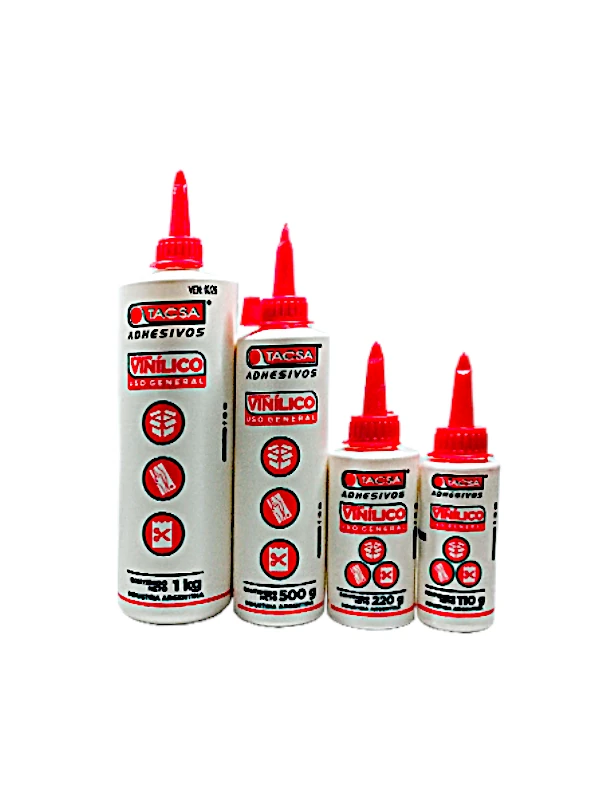 ADHESIVO COLA VINILICA USO GENERAL CON PICO 220G TACSA