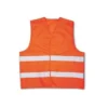 CHALECO VIAL POLIESTER NARANJA REFLECTIVO