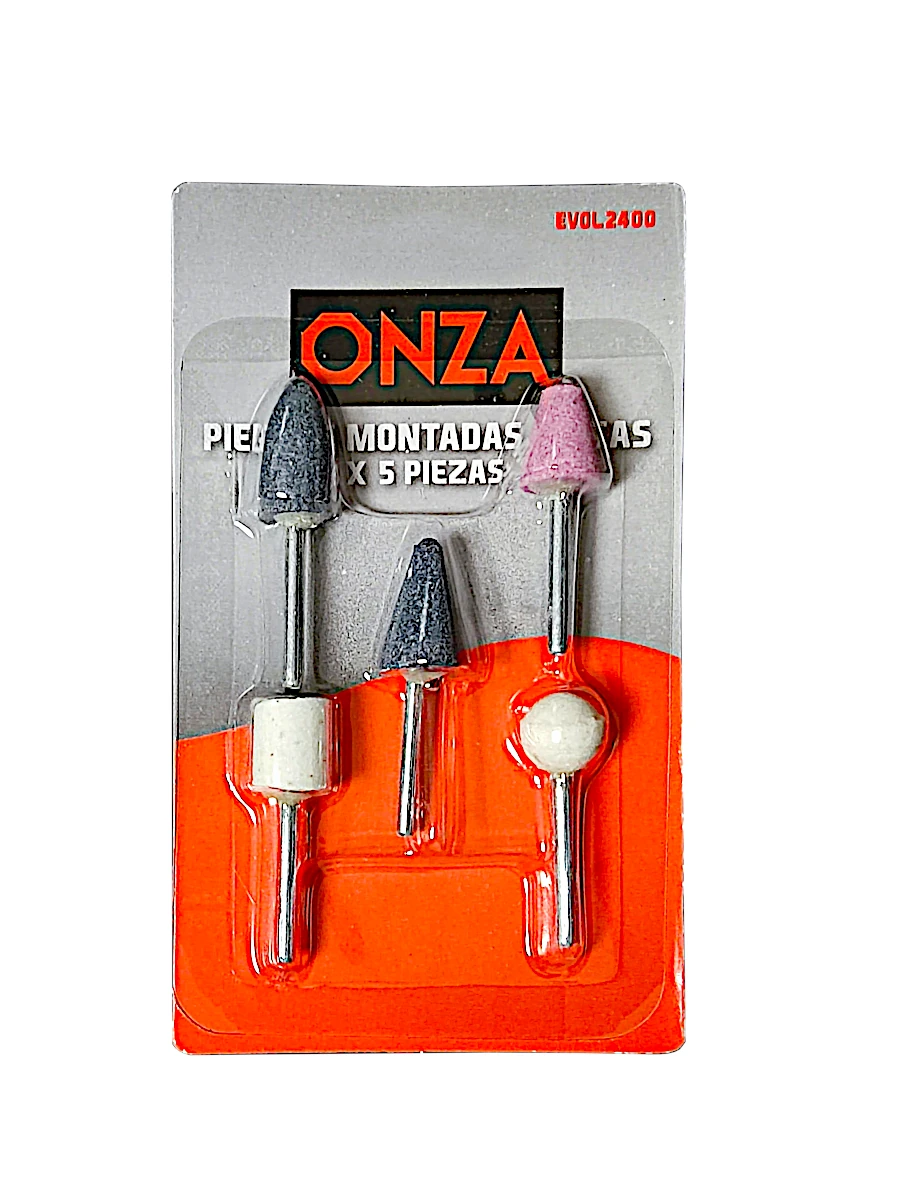 PIEDRA ESMERIL P/TALADRO JUEGO X 5 CHICA