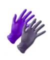 GUANTE DESCARTABLE NITRILO LILA CAJA X 100 MANOS