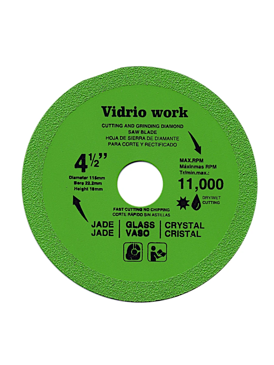 DISCO 115mm PARA CORTE DE VIDRIO