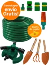 Kit Jardín Premium - Manguera 50 M + Lanza y Herramientas Tramontina