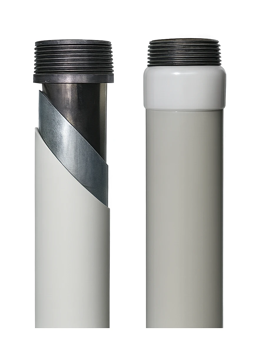 CAÑO DE BAJADA 1 1/4" DOBLE AISLACION 2,0mm 3mts