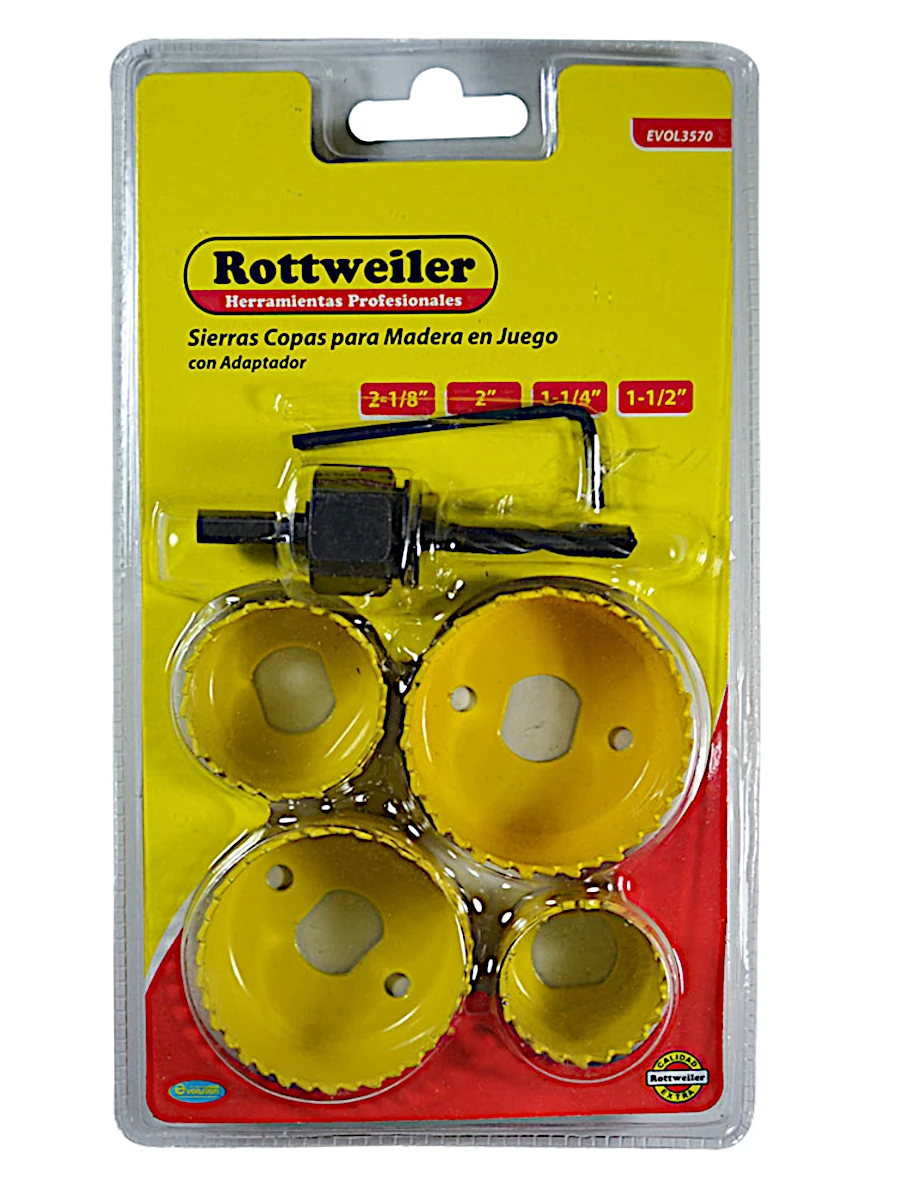 MECHA COPA PARA MADERA EN BLISTER X 5