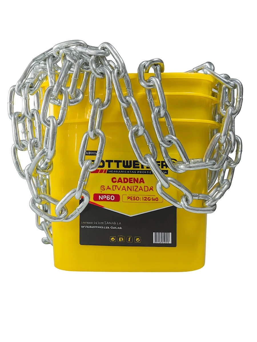 CADENA PATENTE GALVANIZADA NRO 70 (BALDE X 12,5 KG)
