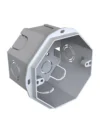 CAJA DE PVC 9X9 EMBUTIR OCTOGONAL GRANDE JELUZ