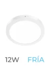 LUMINARIA LED SICA DE SOBREPONER 12w FRIA REDONDA