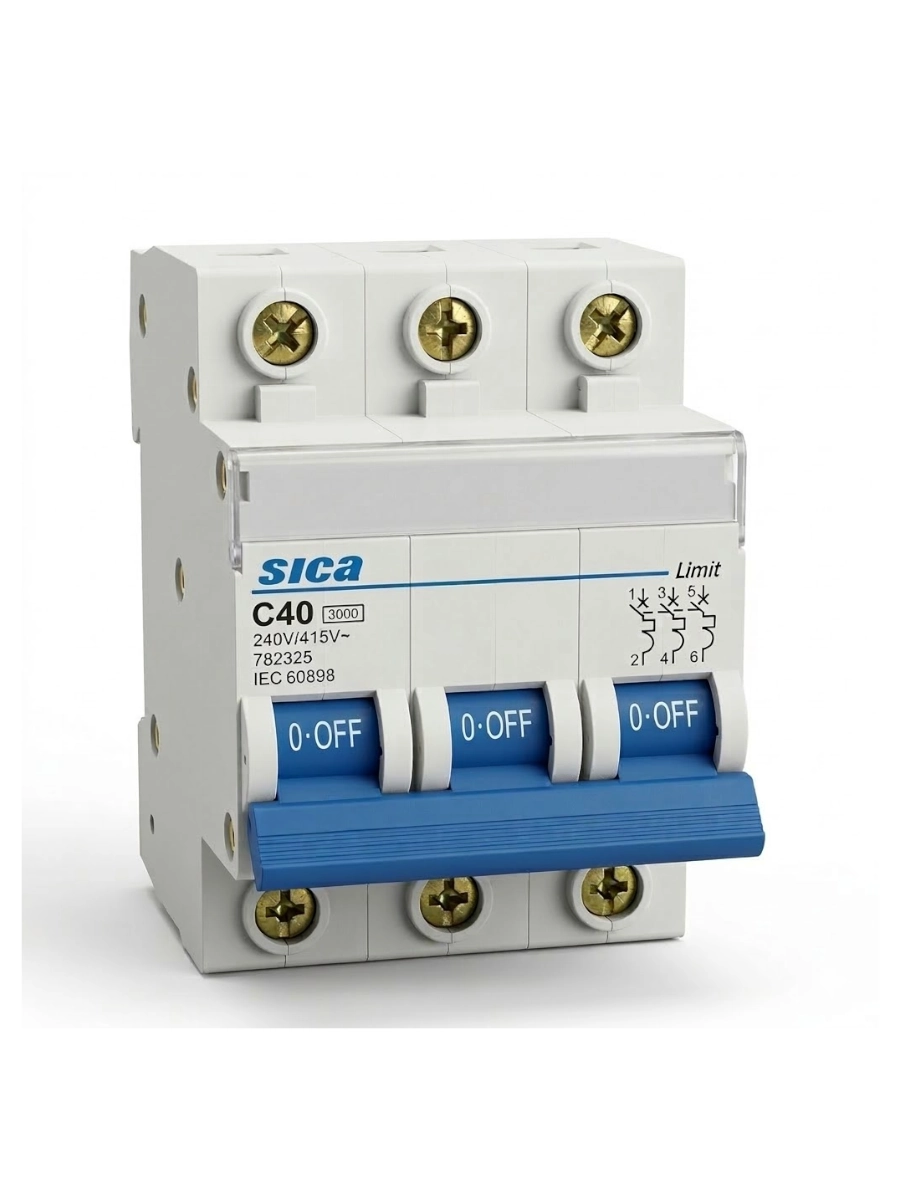 LLAVE TERMICA SICA 3X40A TRIPOLAR