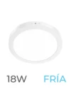 LUMINARIA LED SICA DE SOBREPONER 18w FRIA REDONDA