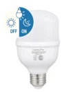LAMPARA LED CON FOTOCONTROL 20W E27 FRIA CANDELA
