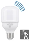 LAMPARA LED CON SENSOR 20W E27 FRIA CANDELA