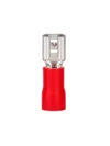TERMINAL PALA MACHO DE BRONCE AISLADO 0,5 A 1,5 ROJO