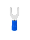 TERMINAL U DE BRONCE AISLADO 1,5 A 2,5 AZUL