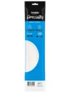 PRECINTO PLASTICO 400mm x 4,8mm x 100 Un. BLANCO