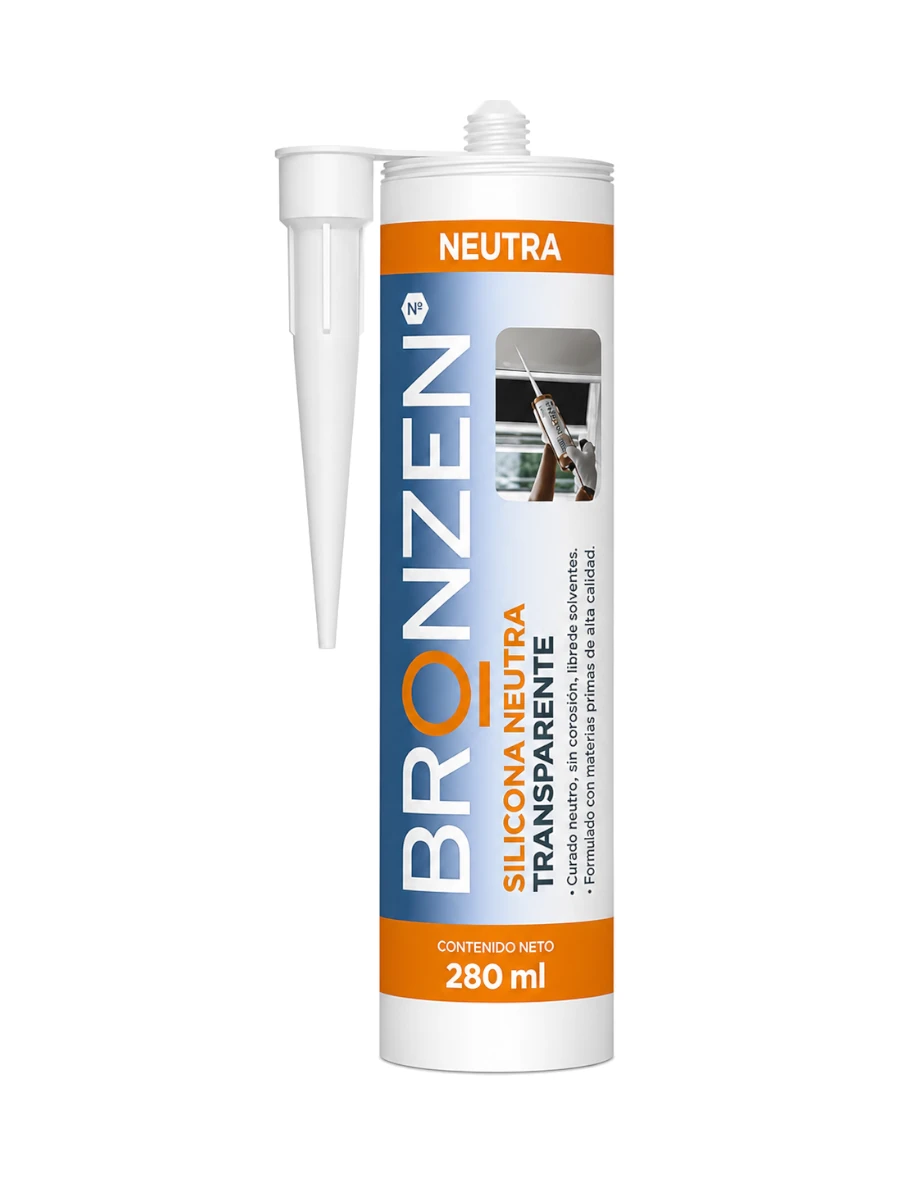 SILICONA NEUTRA BRONZEN 280ML TRANSPARENTE