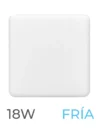 LUMINARIA LED CANDELA INFINITY 18W CUADRADA FRIA