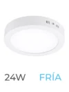 LUMINARIA LED CANDELA DE SOBREPONER 24w FRIA REDONDA