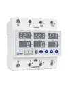 PROTECTOR DE TENSION TRIFASICO 63A DIGITAL 5 MODULOS BAW
