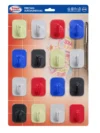 PERCHA PLAST CUADR. COLOR. AUTOADES BLISTER X16