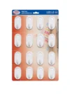 PERCHA PLAST OVAL. BLAN. AUTOADES BLISTER X16