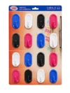 PERCHA PLAST OVAL. COLOR. AUTOADES BLISTER X16