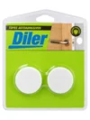 TOPE AUTOADHESIVO X 2 UNID. CIRCULAR BLANCO