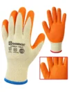 GUANTE BAÑADO LATEX NARANJA Y MARFIL G10