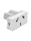 LLAVE EMBUTIR JELUZ PLATINUM TOMA 10A BINORMA BLANCO