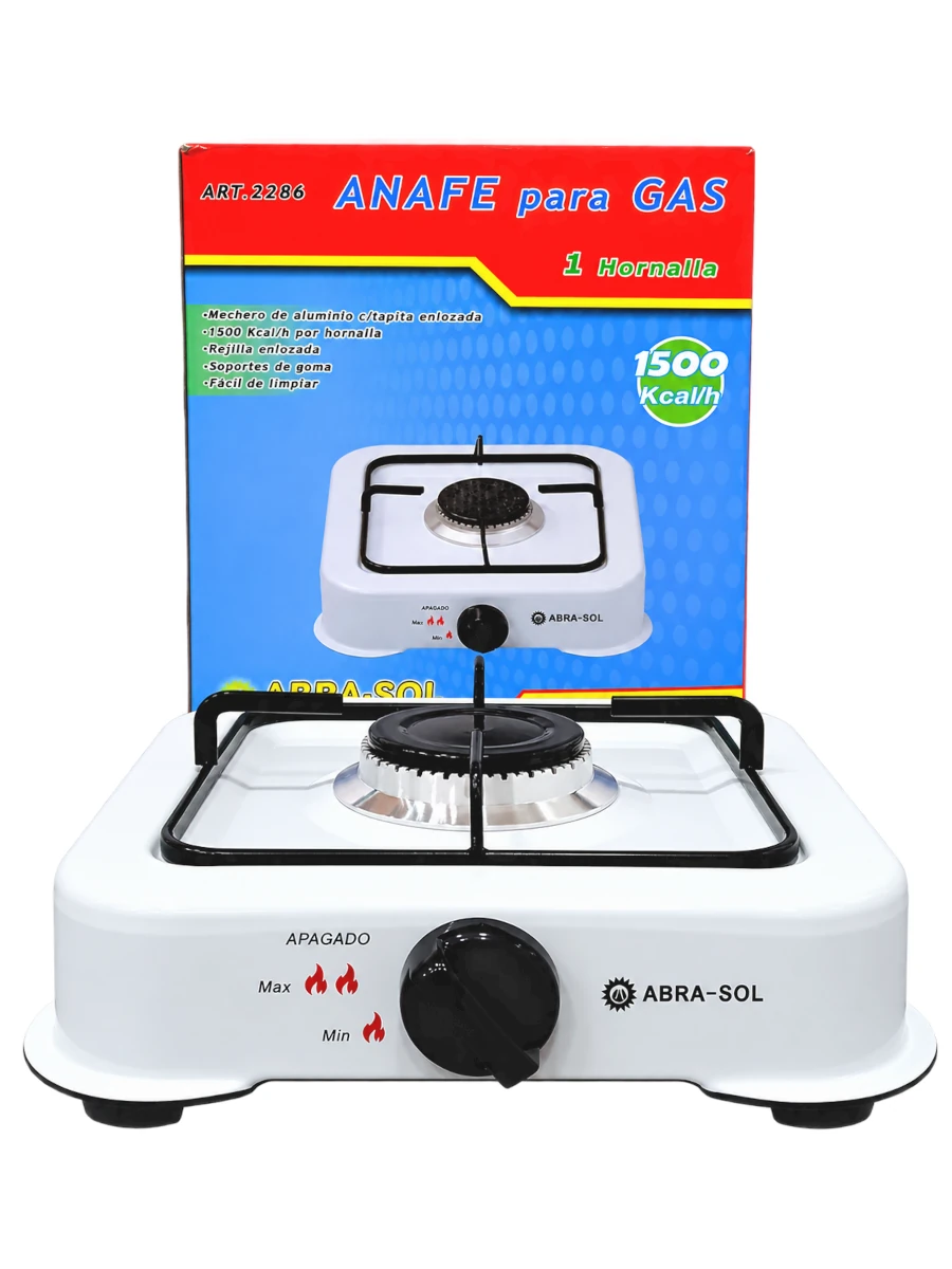 ANAFE GAS ENVASADO 1 HORNALLAS
