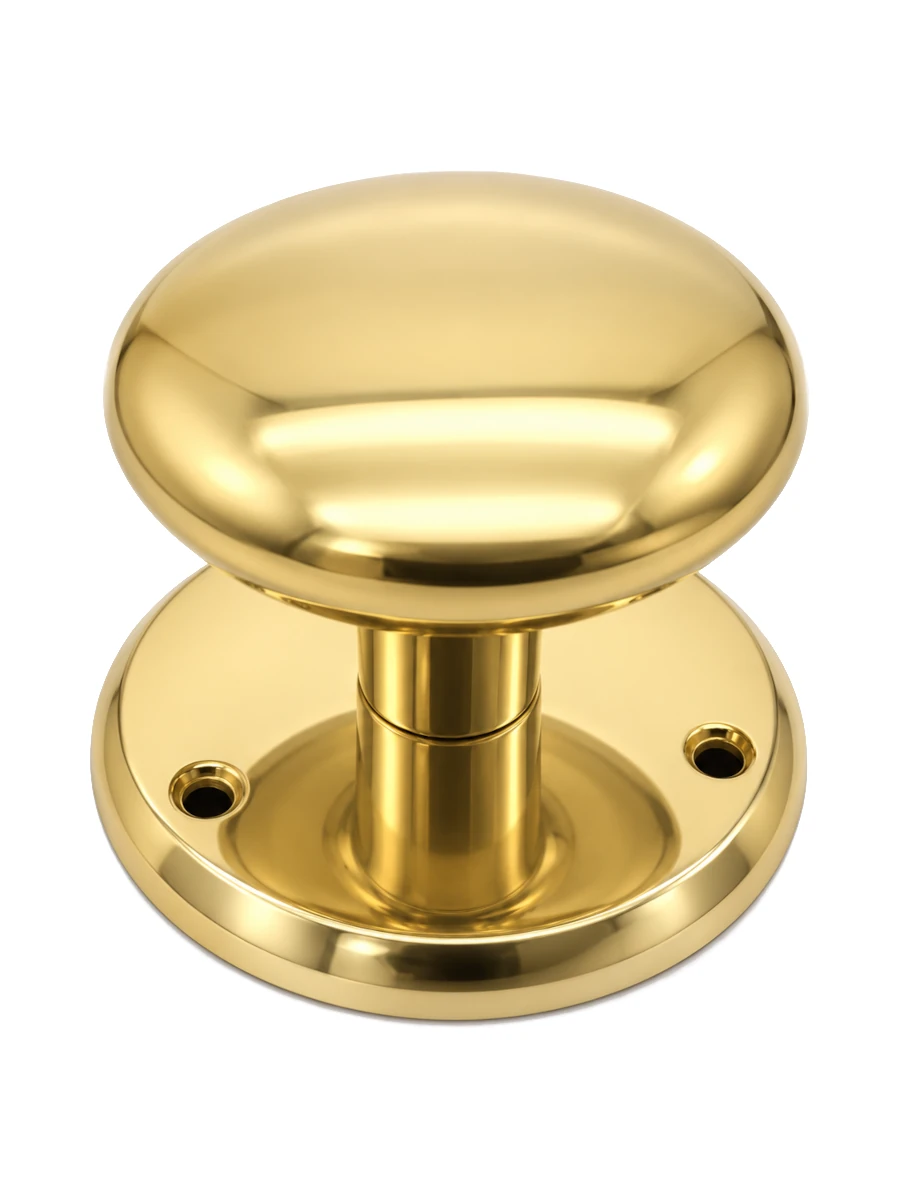 PICAPORTE POMO FIJO CENTRADO LISO BRONCE PUL R/70